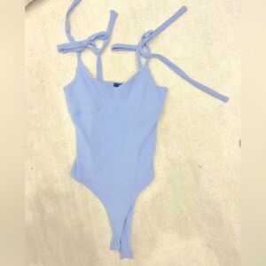 Forever 21 Blue Bodysuit